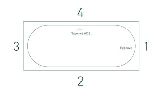 Ванна из искусственного камня Salini Ornella Axis S-Sense 104613MRF 170x70см RAL полностью